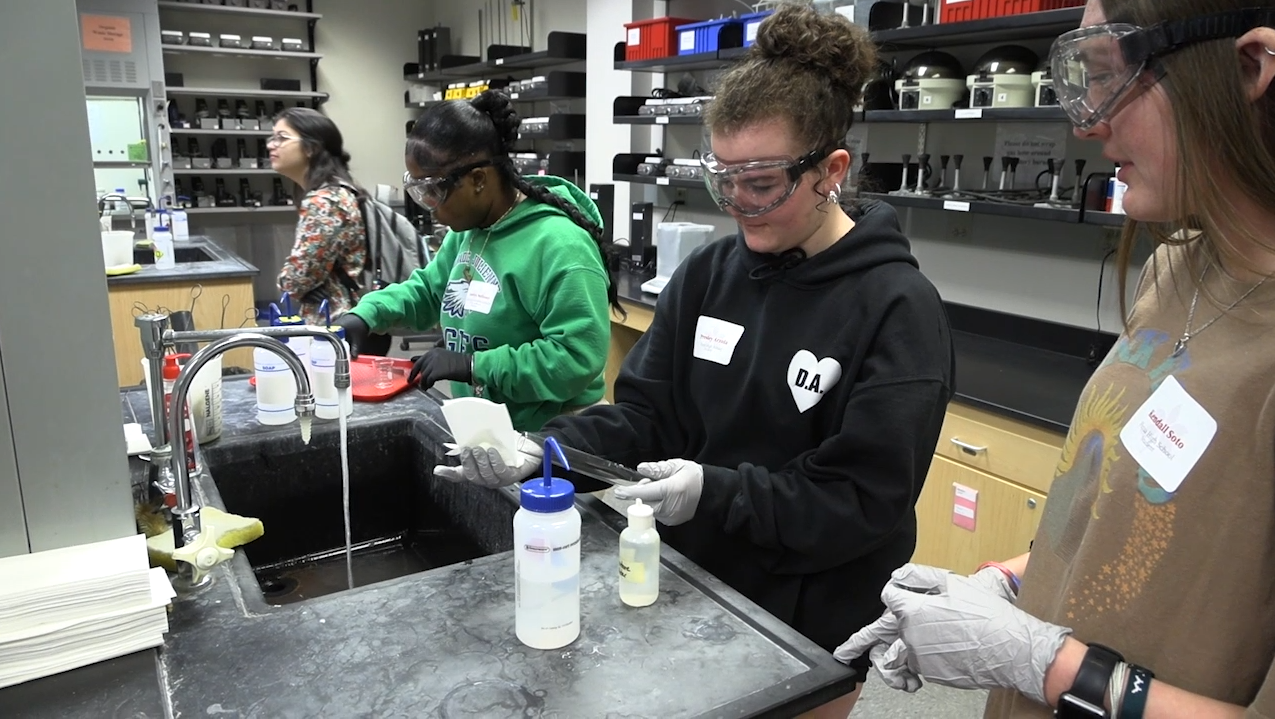 Area high school students participate in hands-on STEM activities at Ohio State Lima